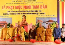 Hưng Yên: Lễ phạt mộc ngôi Tam bảo
