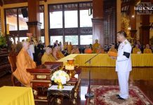 Lễ dâng y Kathina Hoàng gia Thái Lan lên Đức Pháp chủ và chư vị giáo phẩm Giáo hội Phật giáo Việt Nam